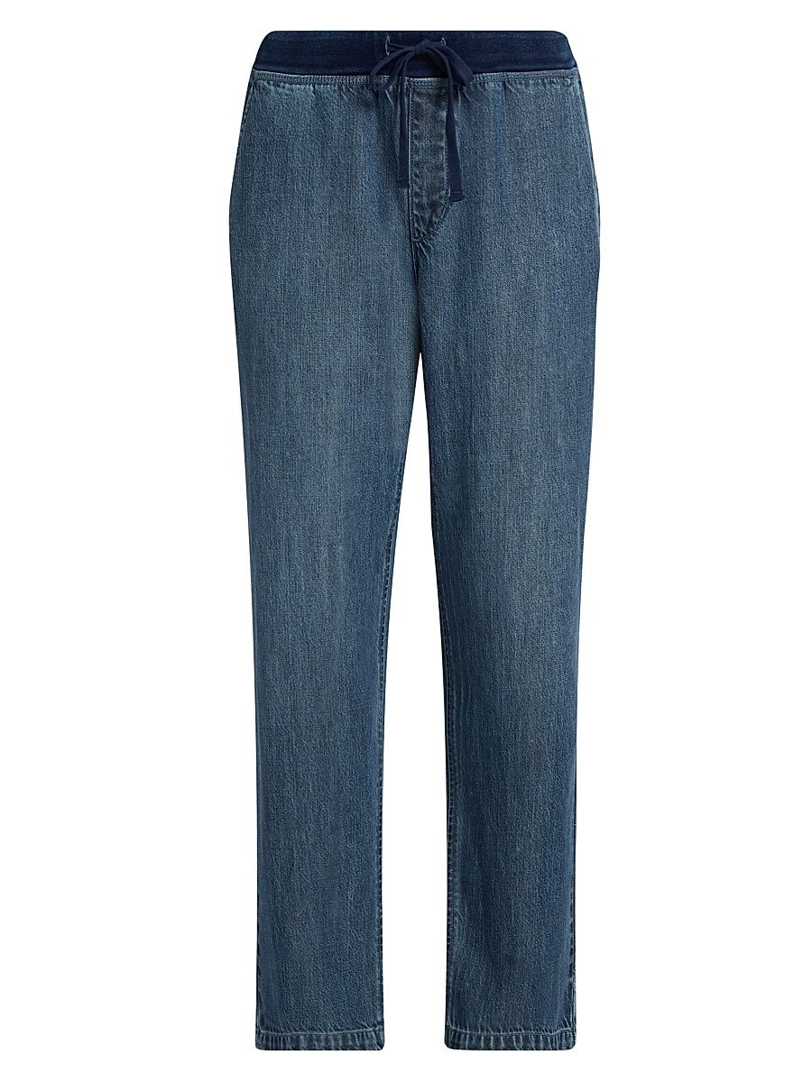 Women's Lena Drawstring Pants - Blue Wash - Size XXL