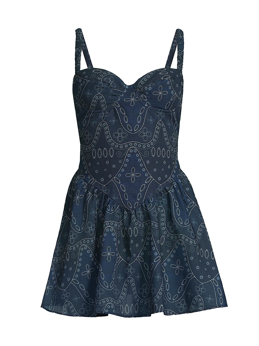 Women's Flynn Fit & Flare Minidress - Bandana Dandy - Size Large