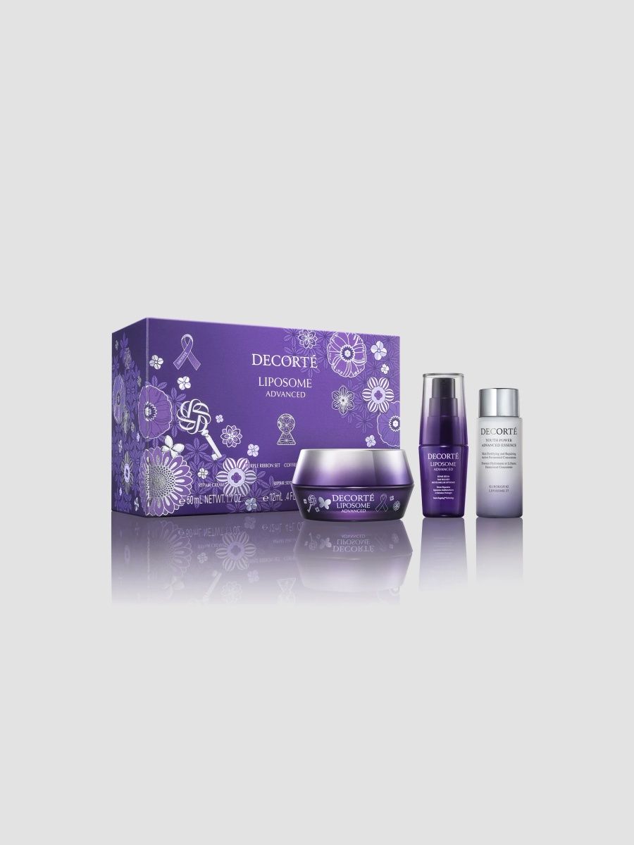 ​​3-Piece Liposome Advanced Repair Cream Purple Ribbon Set