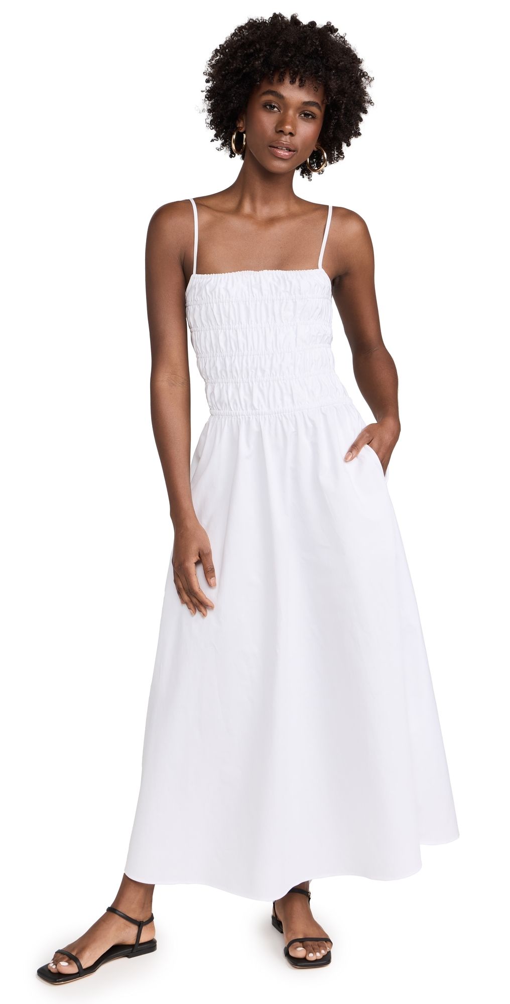 Solid & Striped The Delta Dress Marshmallow L