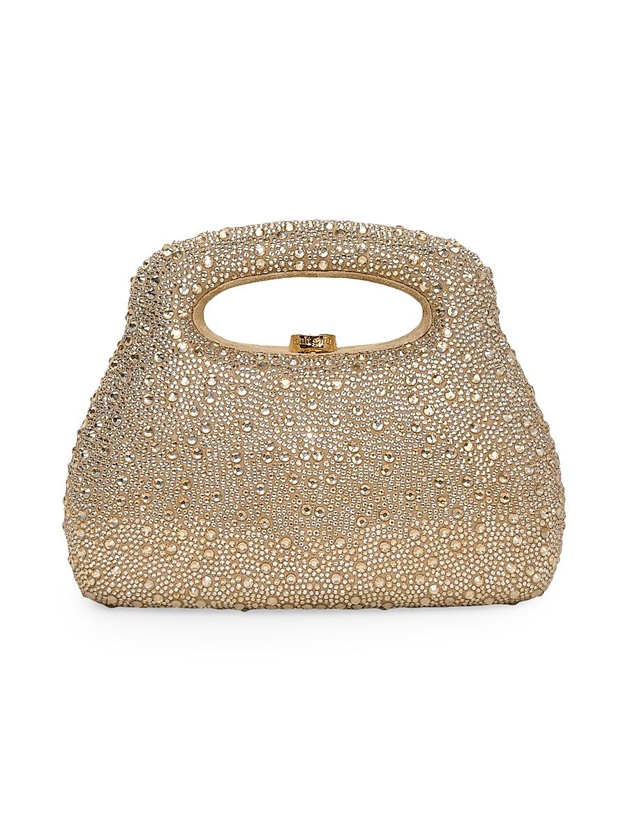 Women's Mimi Embellished Leather Top Handle Bag - Sand Dollar