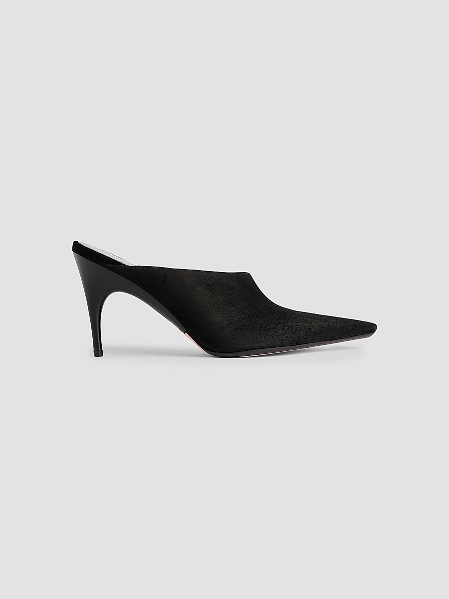Balenciaga Women's Duchesse Mules - Black - Size 11