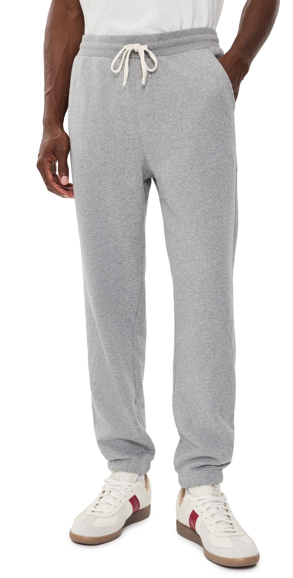 Marine Layer Men's Cloud 9 Fleece Sweatpants Mid Heather Grey S