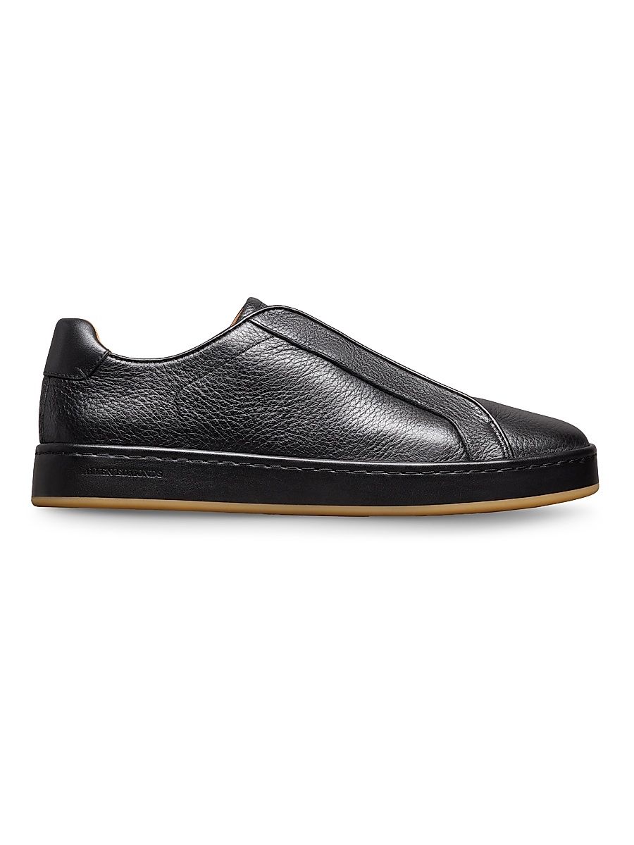 Men's Banks Leather Sneakers - Black - Size 7