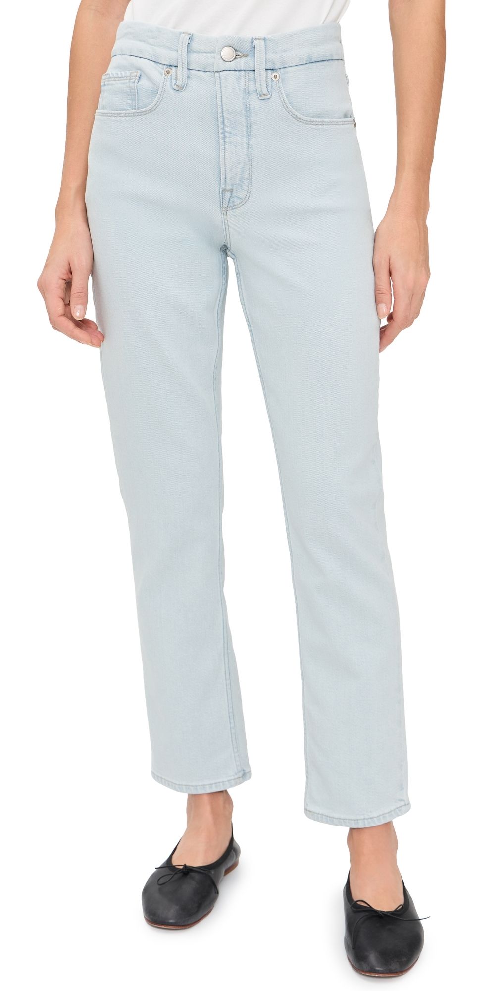 Good American Good Icon Straight Ankle Jeans Indigo1124 18