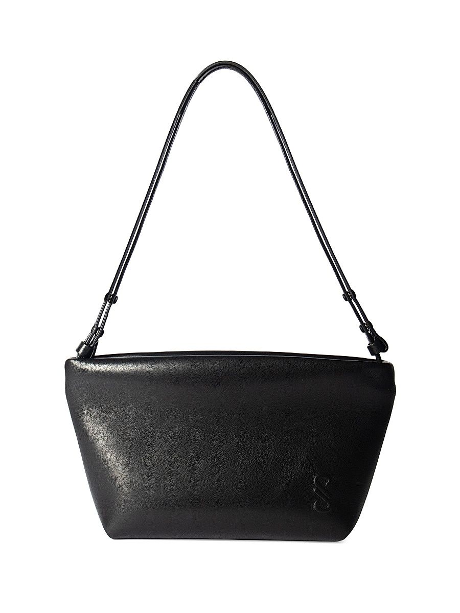 Women's Bond Leather Shoulder Bag - Black
