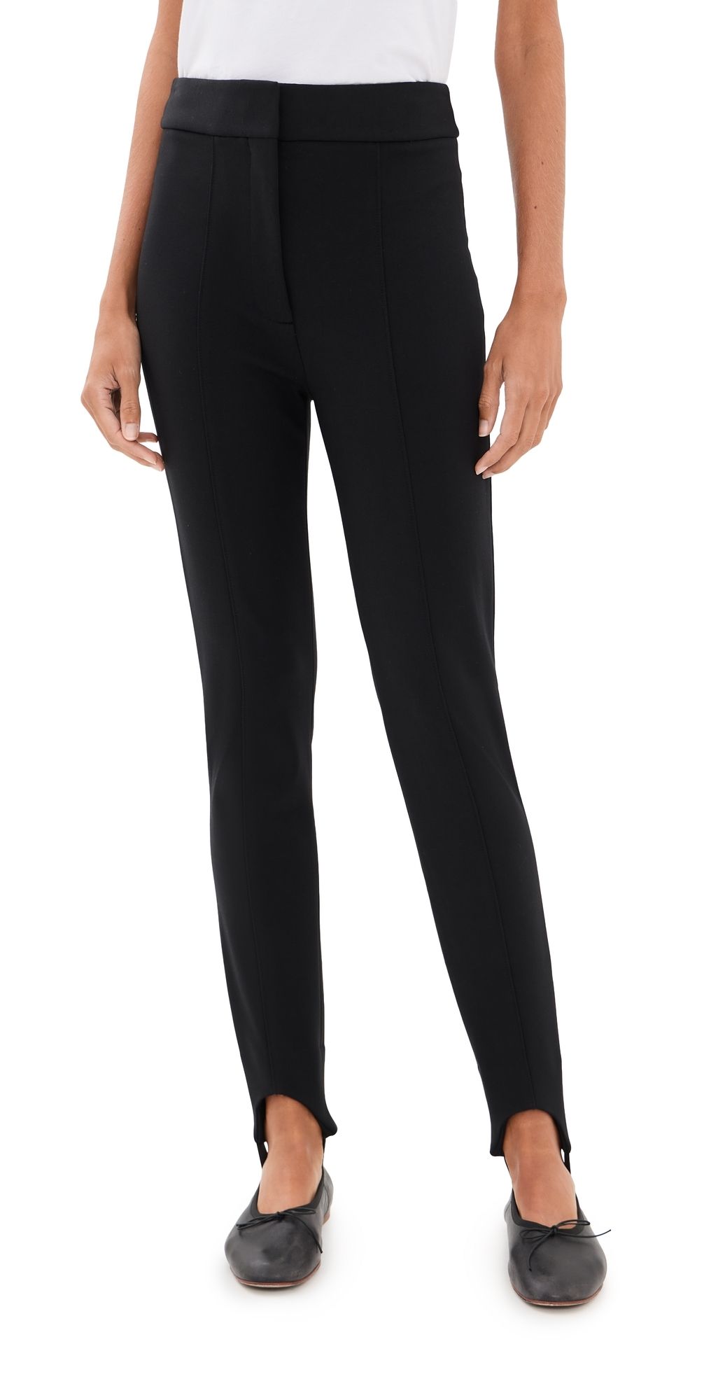 Veronica Beard Landren Stirrup Pants Black 2