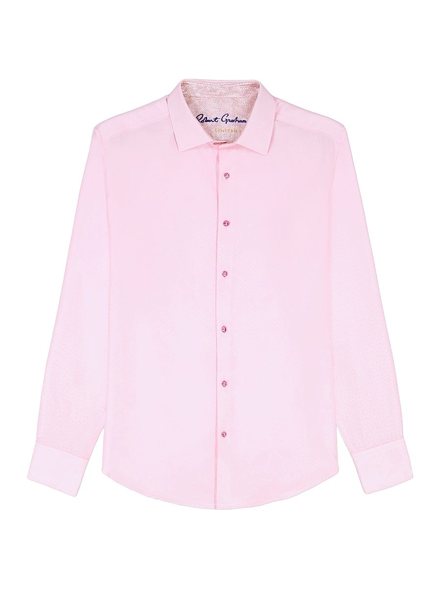 Men's Rosanthe Woven Shirt - Pink - Size XXXL