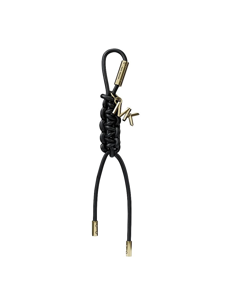 Women's Braided Bag Charm - Black