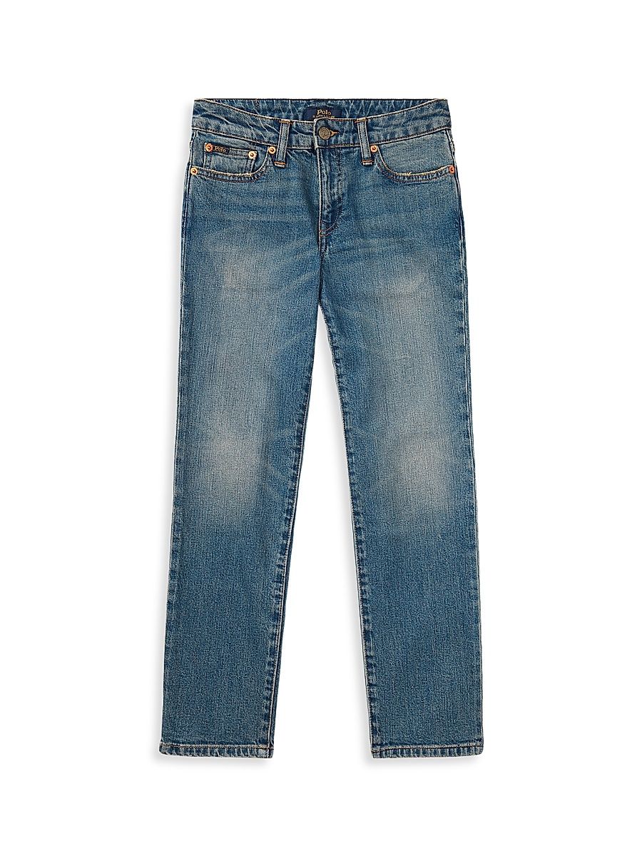 Little Boy's & Boy's Hampton Slim-Fit Jeans - Mott Wash Stretch - Size 16