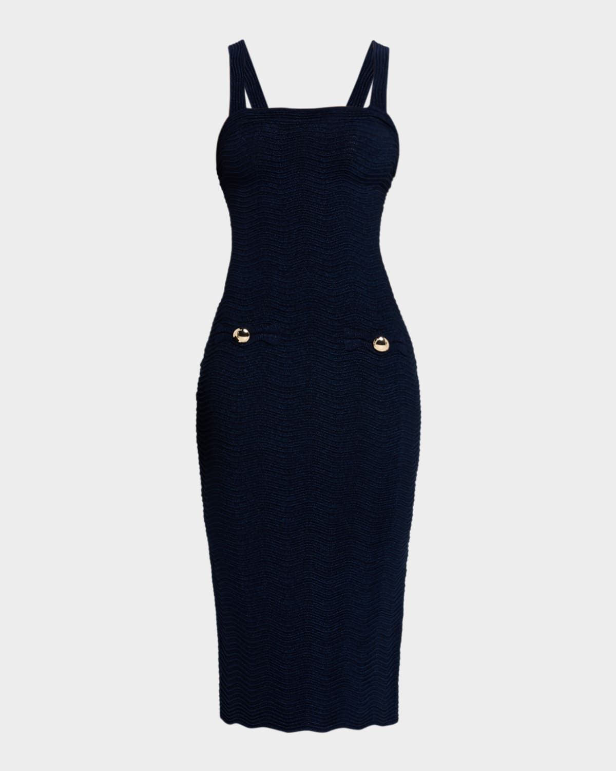 Kins Sparkly Knit Midi Dress