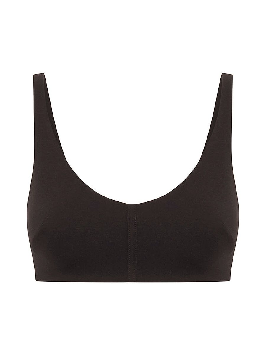 Women's Jaime Scoopneck Bralette - Black - Size Medium