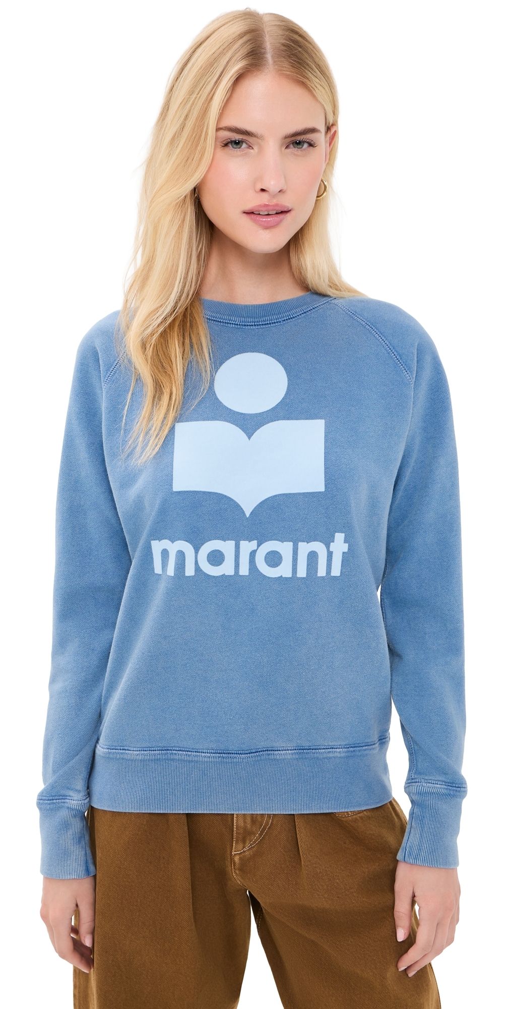 Isabel Marant Étoile Millyny Sweatshirt Blue/Light Blue 44