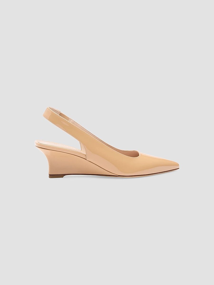 Women's Vinnie 50MM Patent Leather Slingback Pumps - Adobe - Size 11