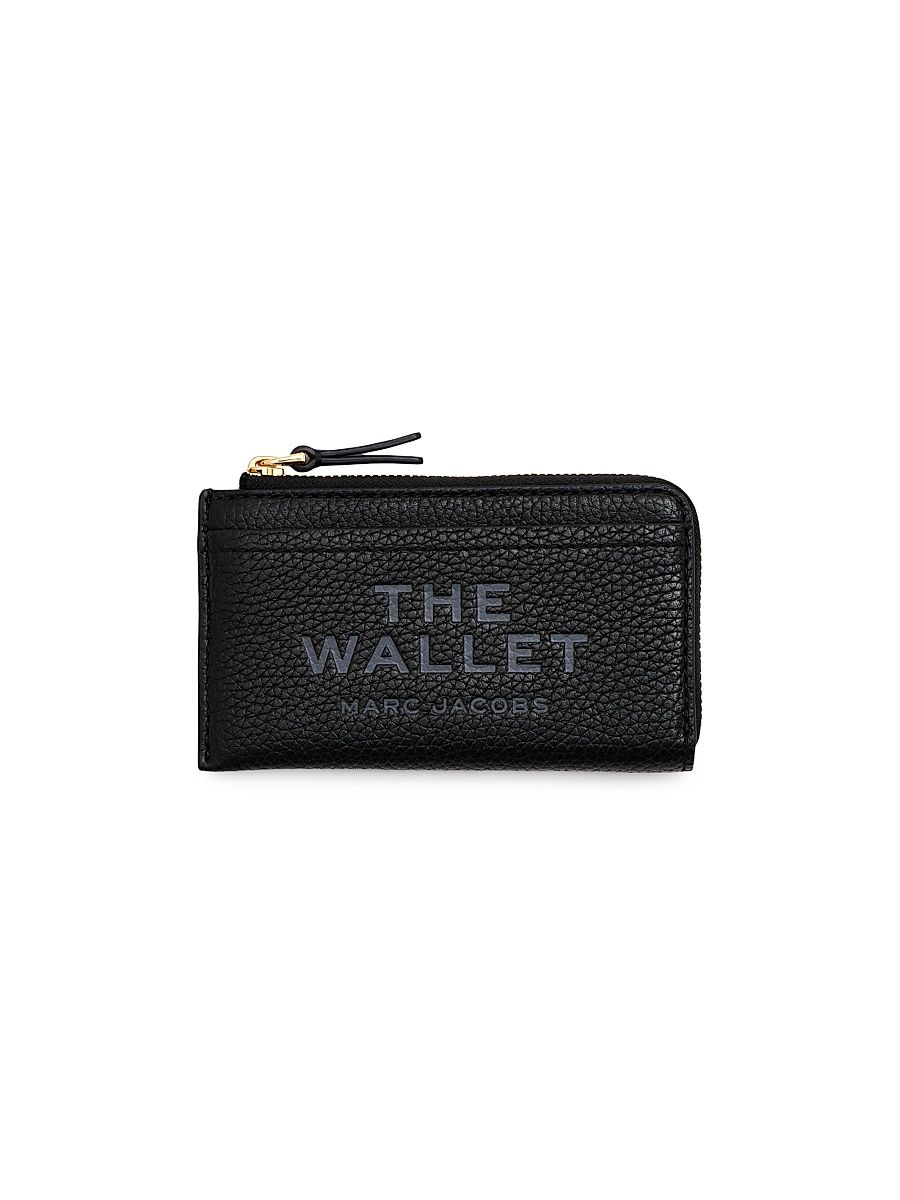 Women's The Leather Top-Zip Multi Wallet - Black