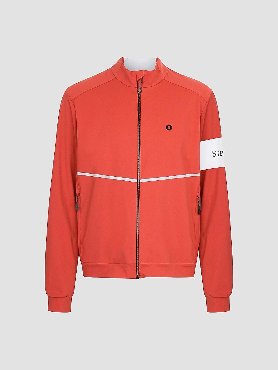 Stefano Ricci Men's Luxury Running Blouson - Orange - Size 38