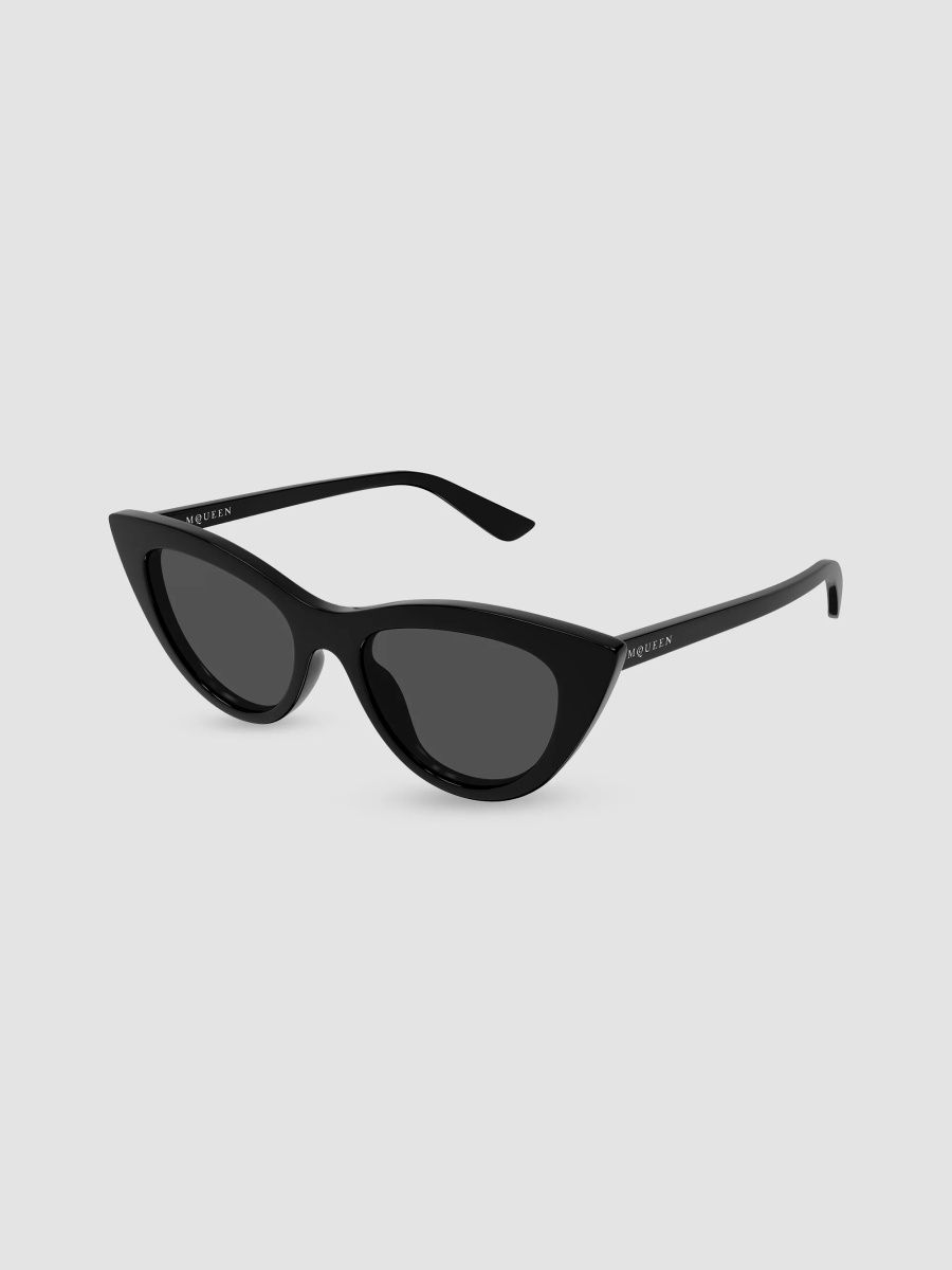 McQueen Women's Logo 53MM Spike Cat-Eye Sunglasses - Black