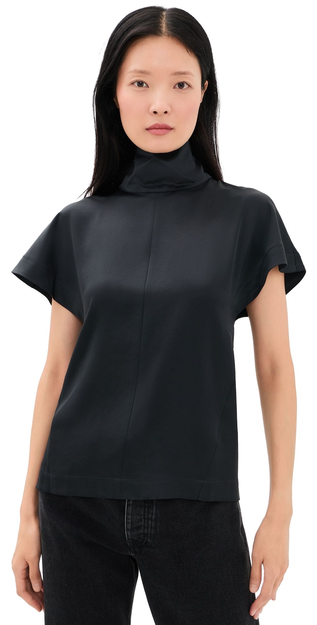 ANINE BING Samson Top Black S