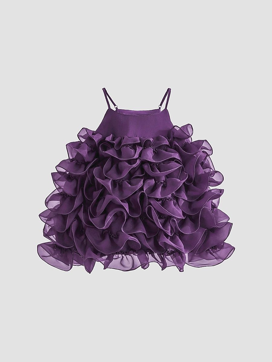 Little Girl's & Girl's Vionara Dress - Purple - Size 9