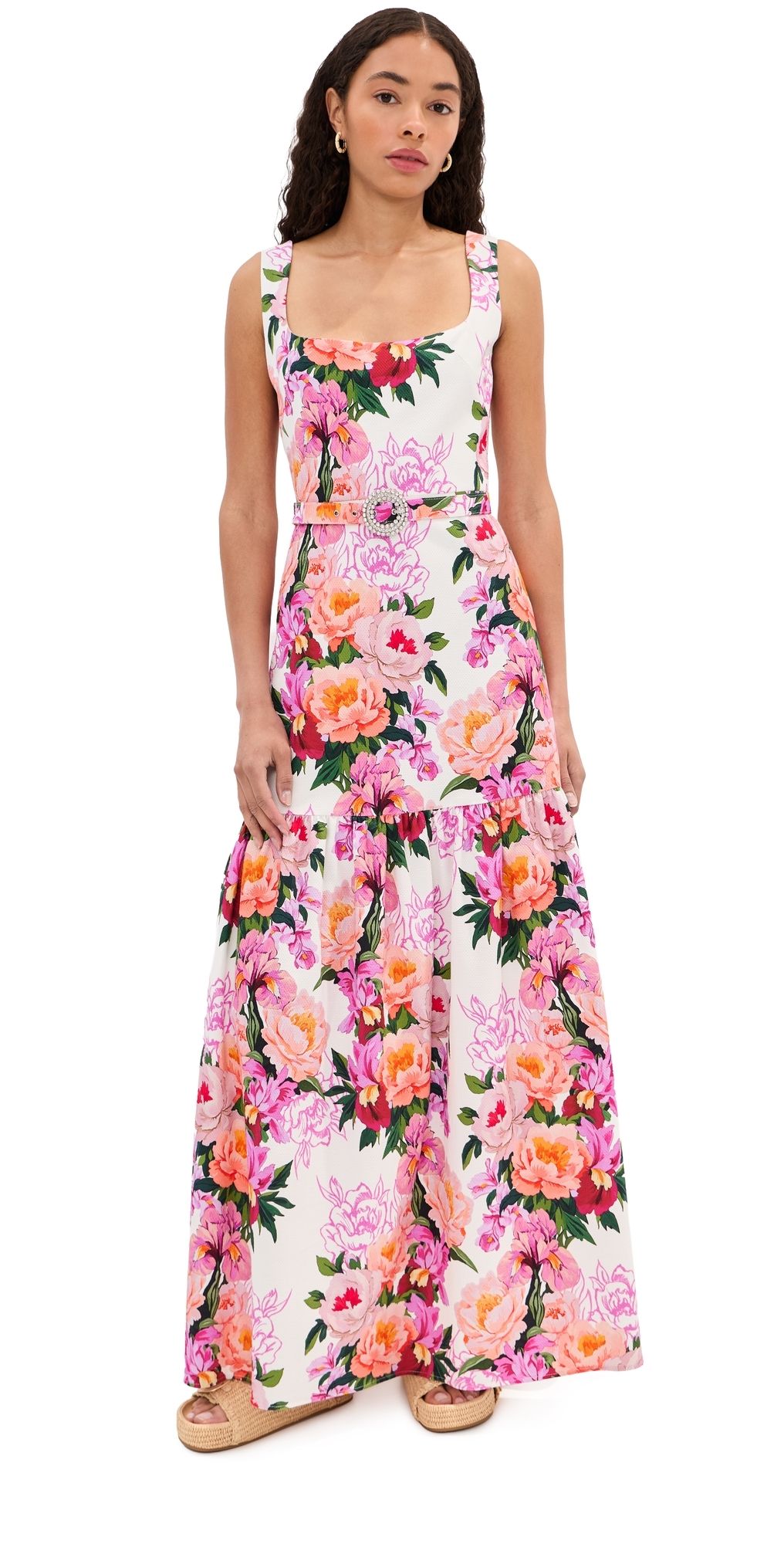 Borgo de Nor Davie Dress Peony Drip 14