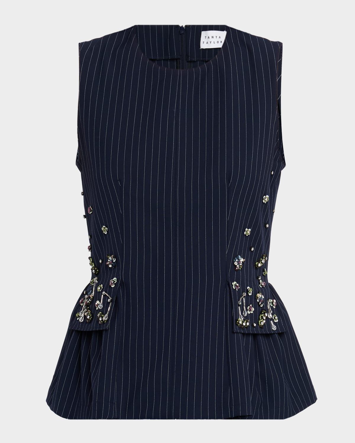 Astrid Embellished Sleeveless Top