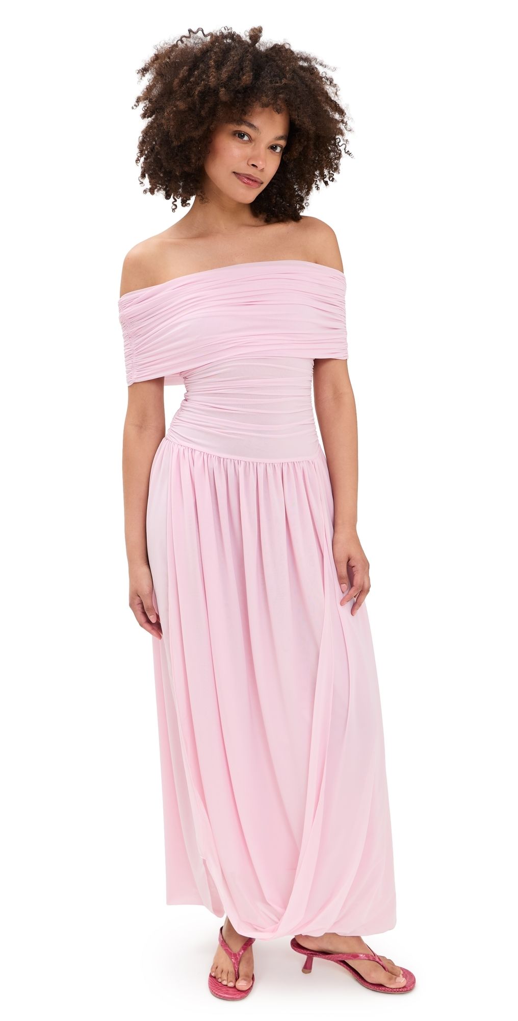 Ronny Kobo Irulan Dress Icy Pink XS