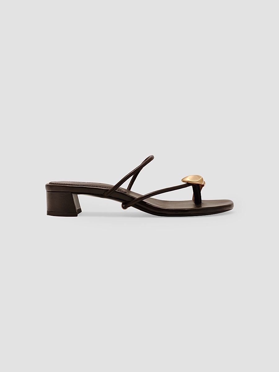 Women's Luca 30MM Embellished Sandals - Luwak - Size 10