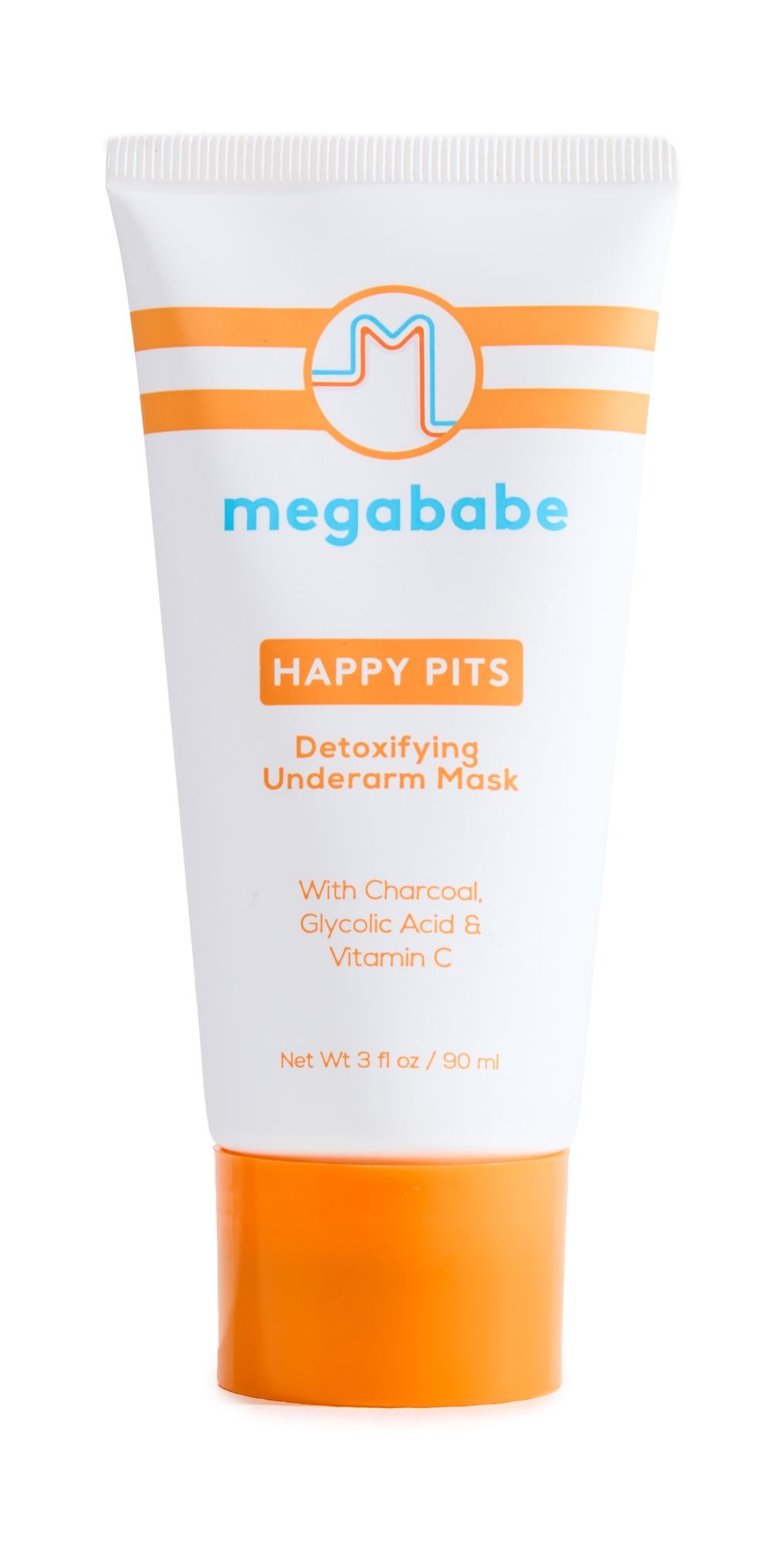 Megababe HAPPY PITS Detoxifying Underarm Mask No Color 3 oz/ 88 mL