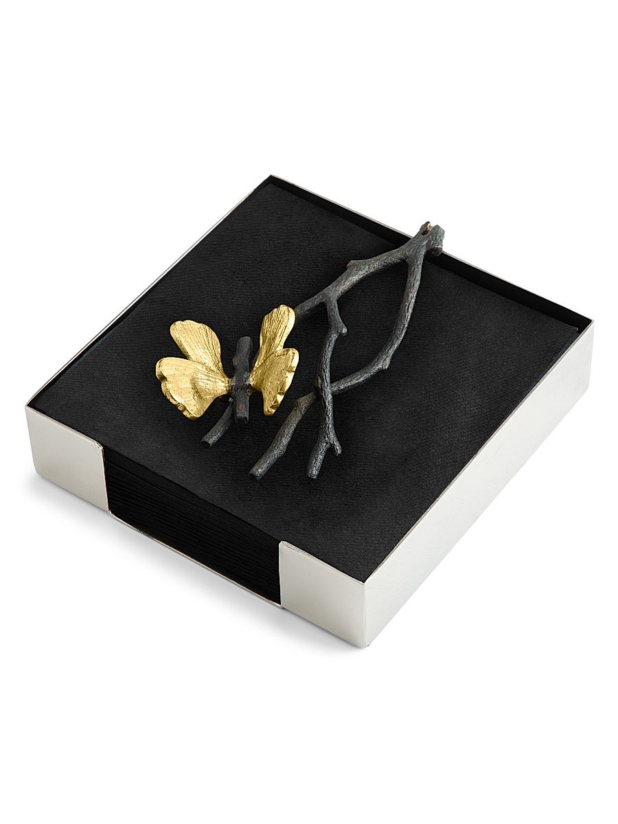Butterfly Ginkgo Cocktail Napkin Holder