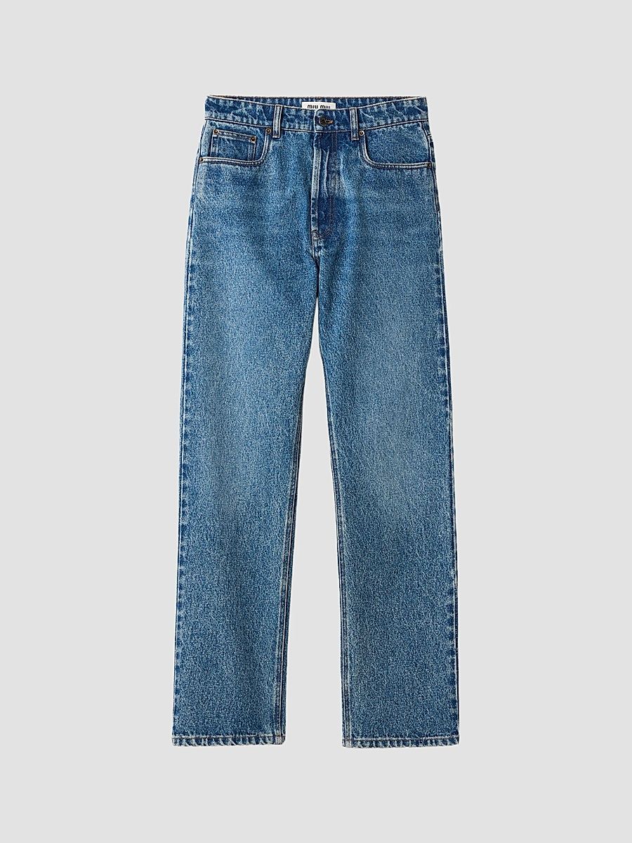 Women's Five-Pocket Denim Jeans - Blue - Size 26