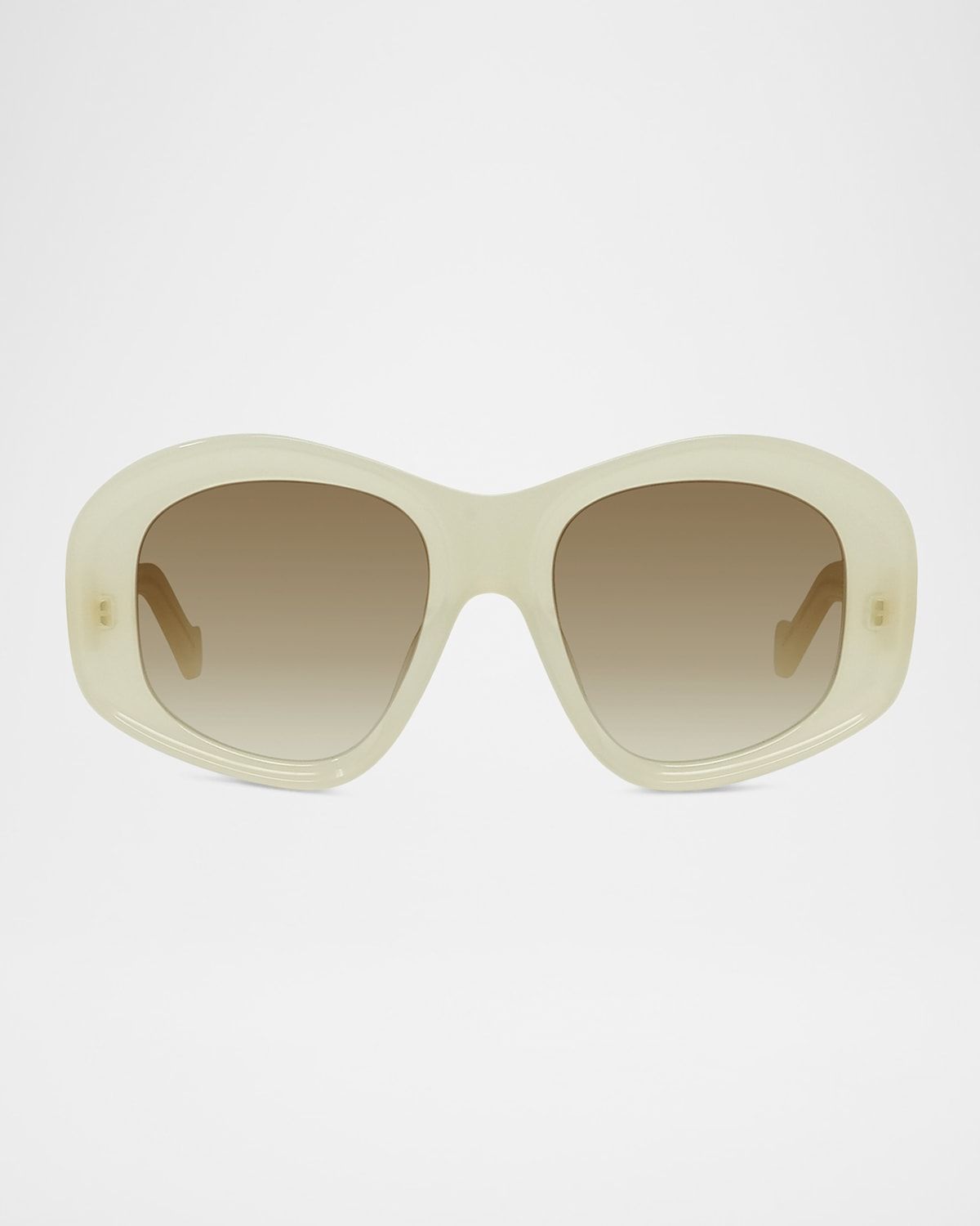Anagram 51mm Beveled Pentagon Sunglasses