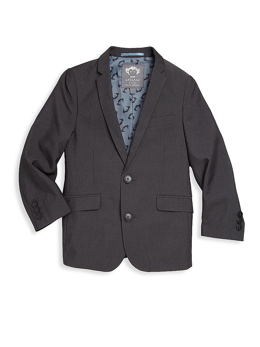 Little Boy's & Boy's Mod Suit - Vintage Black - Size 10