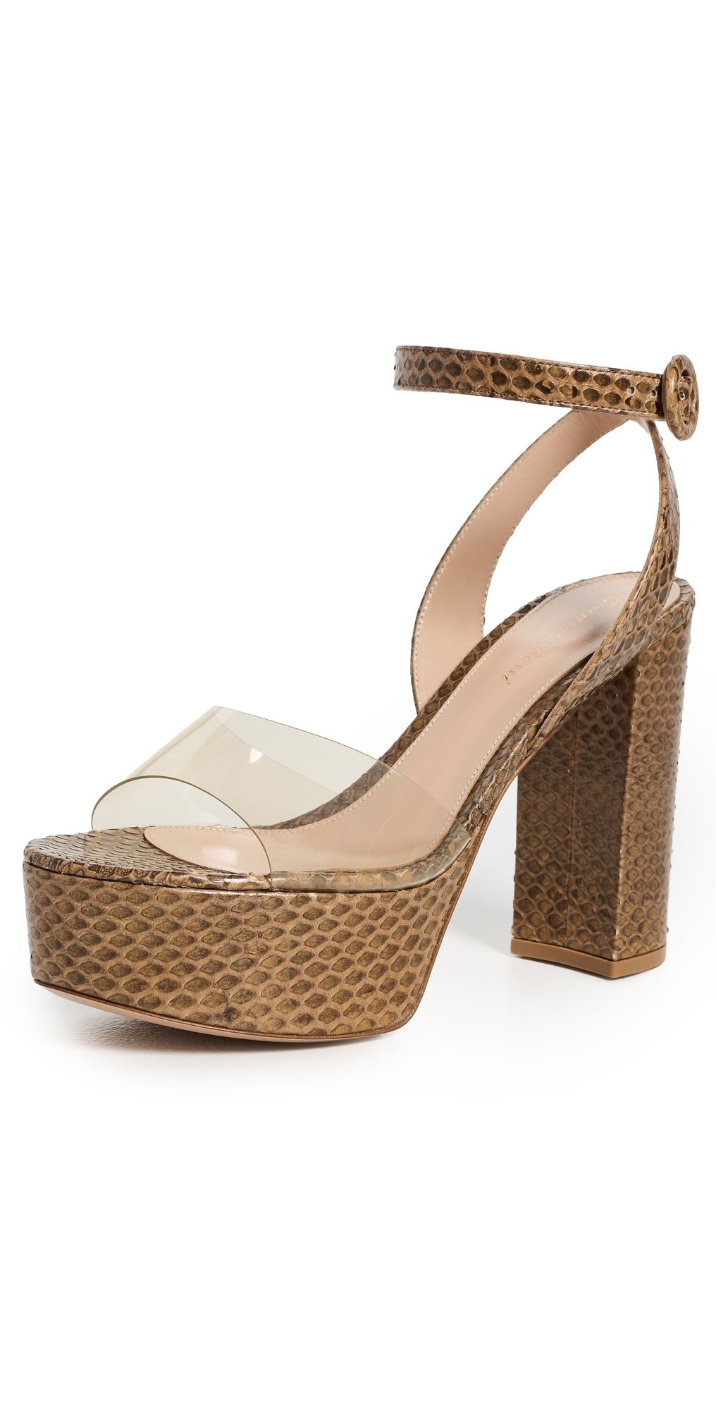 Gianvito Rossi Maya Sandals Mekong/Desert 41