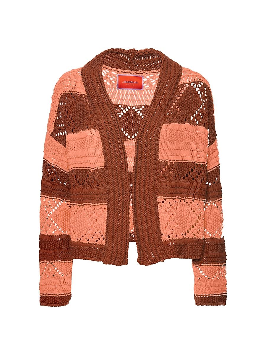 Women's Summer Bolero Sweater - Solid Pink - Size XS