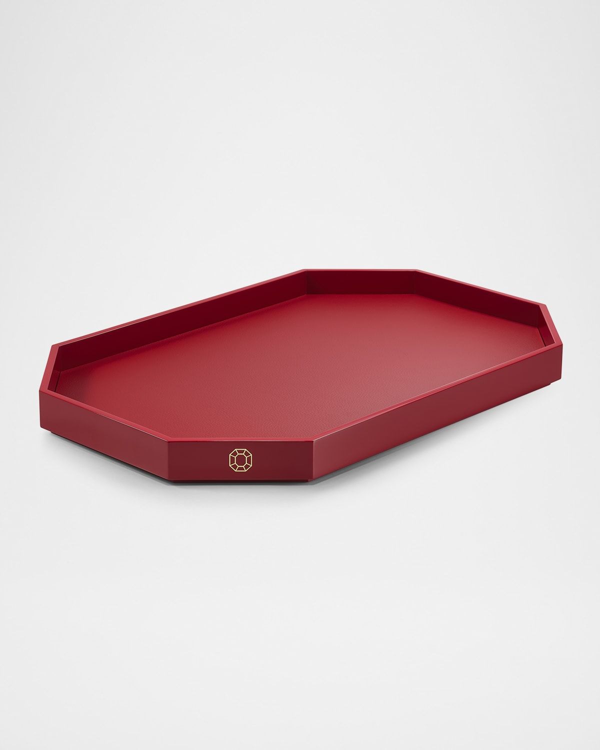 Octagon Large Lacquered Tray, 24"