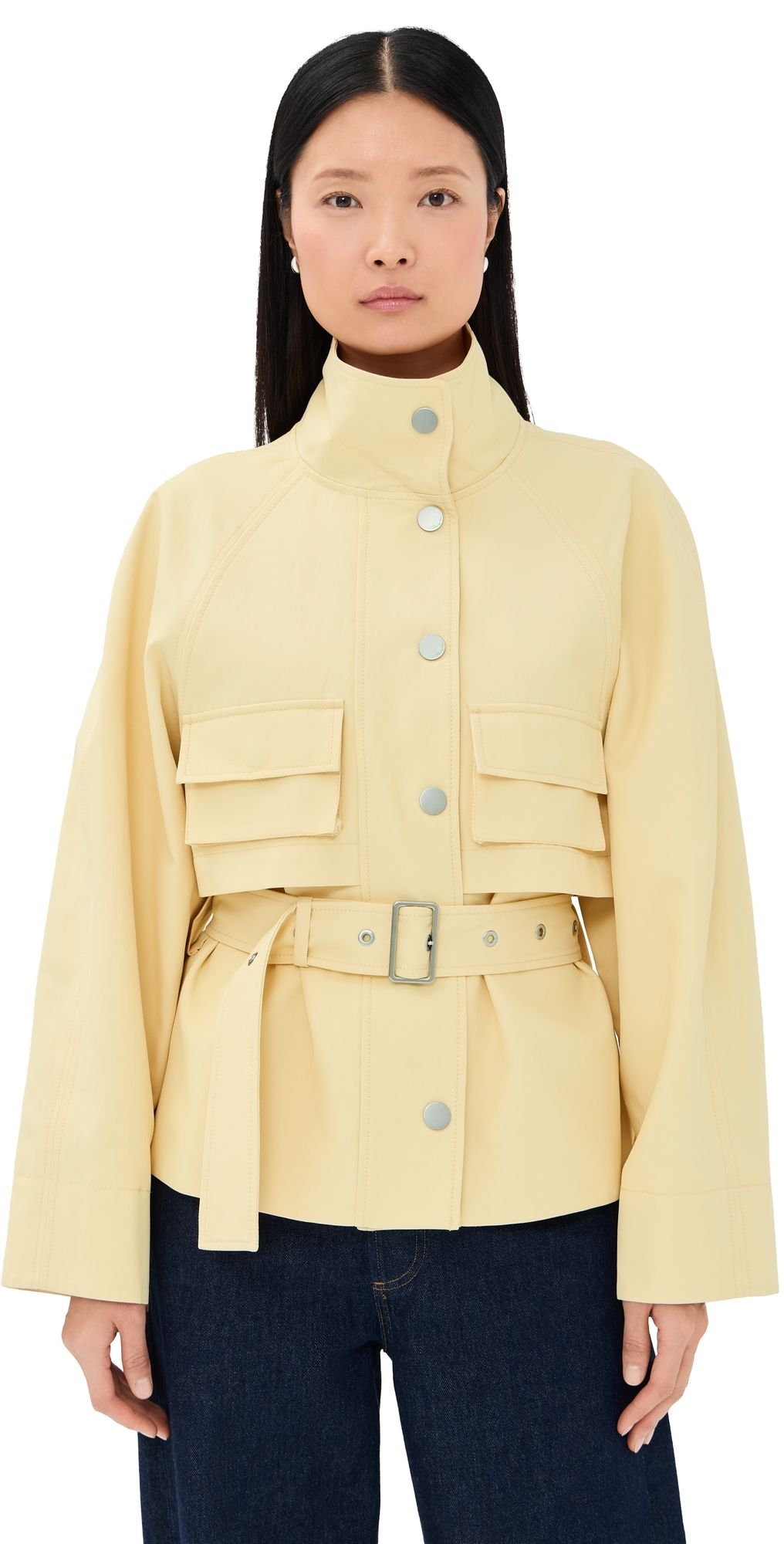 3.1 Phillip Lim Belted Utility Coat Ginko XS