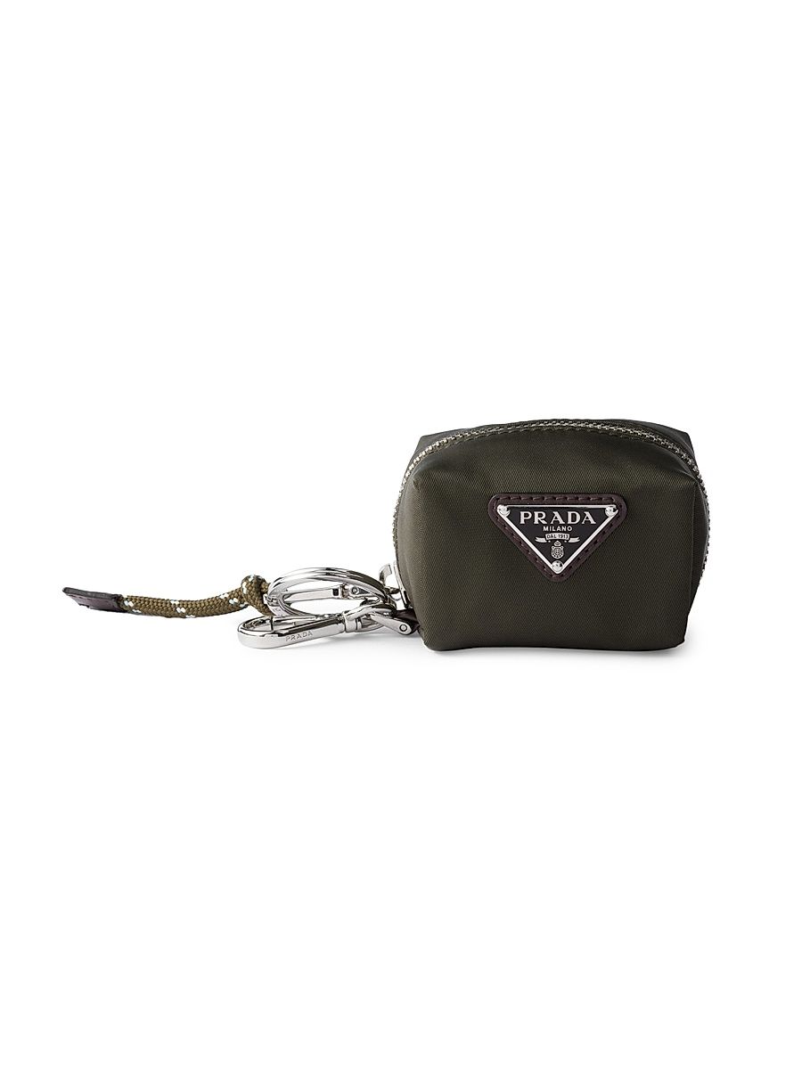 Men's Mini Icon Re-Nylon Keychain Charm - Green