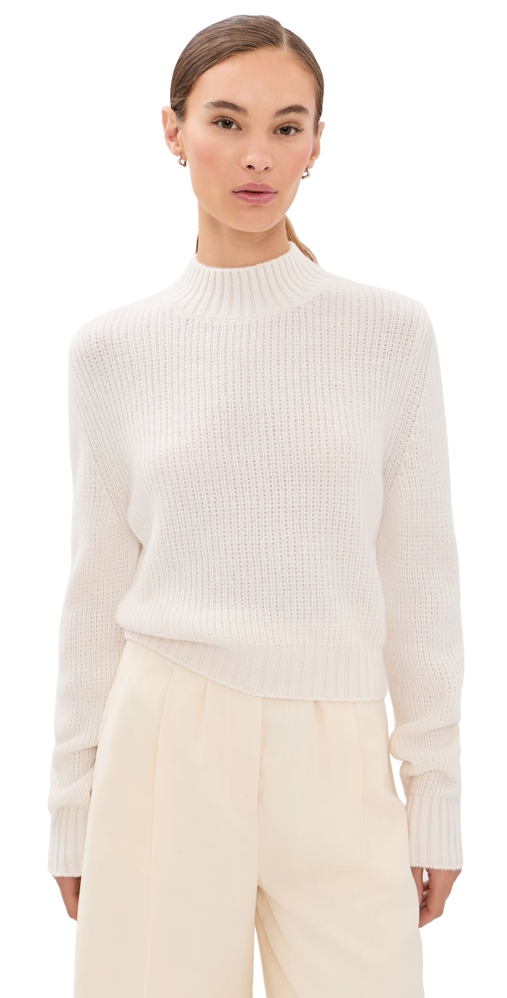 Le Kasha Chiba Cashmere Sweater White S