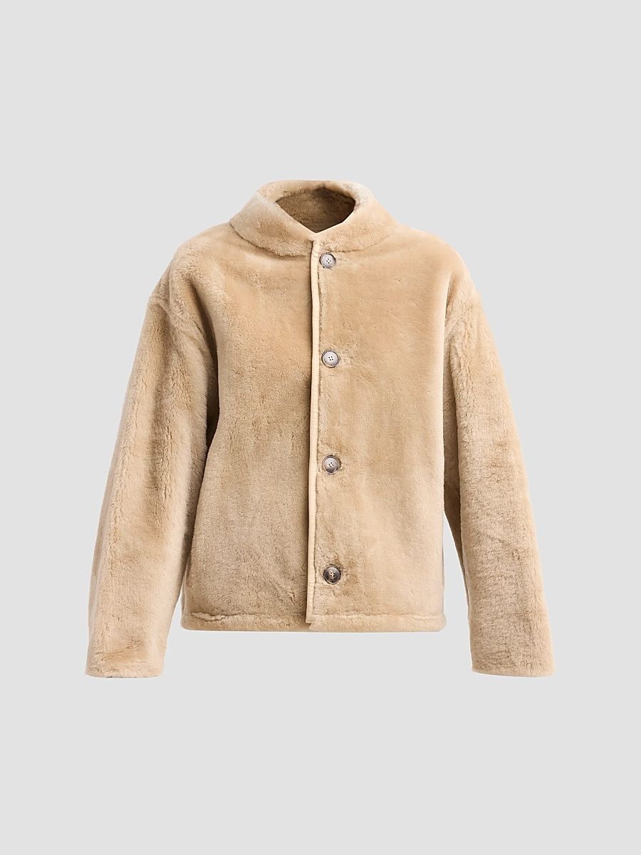 Yves Salomon Women's Veste Reversible Jacket - Pampas - Size 2