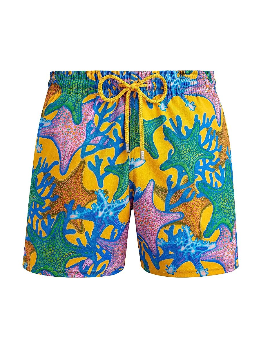 Men's Glowed Star Graphic Swim Trunks - Glowed Star - Size XXL