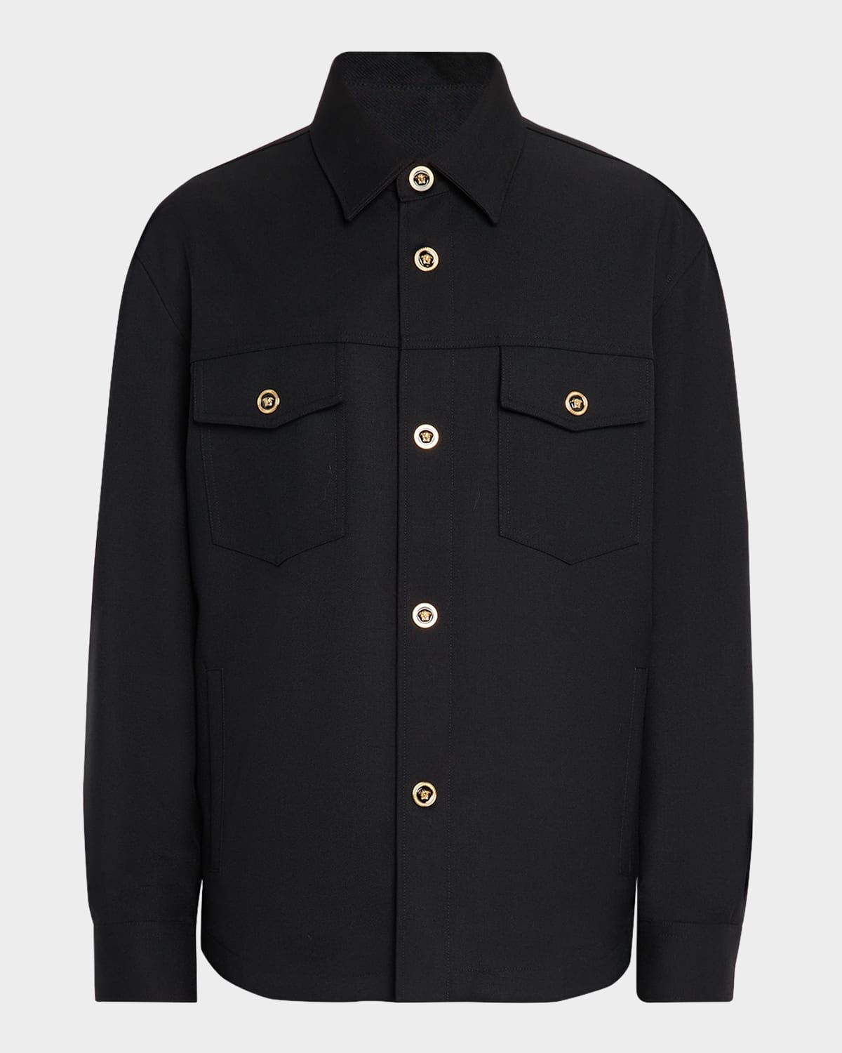 Men & apos;s Medusa Wool Overshirt