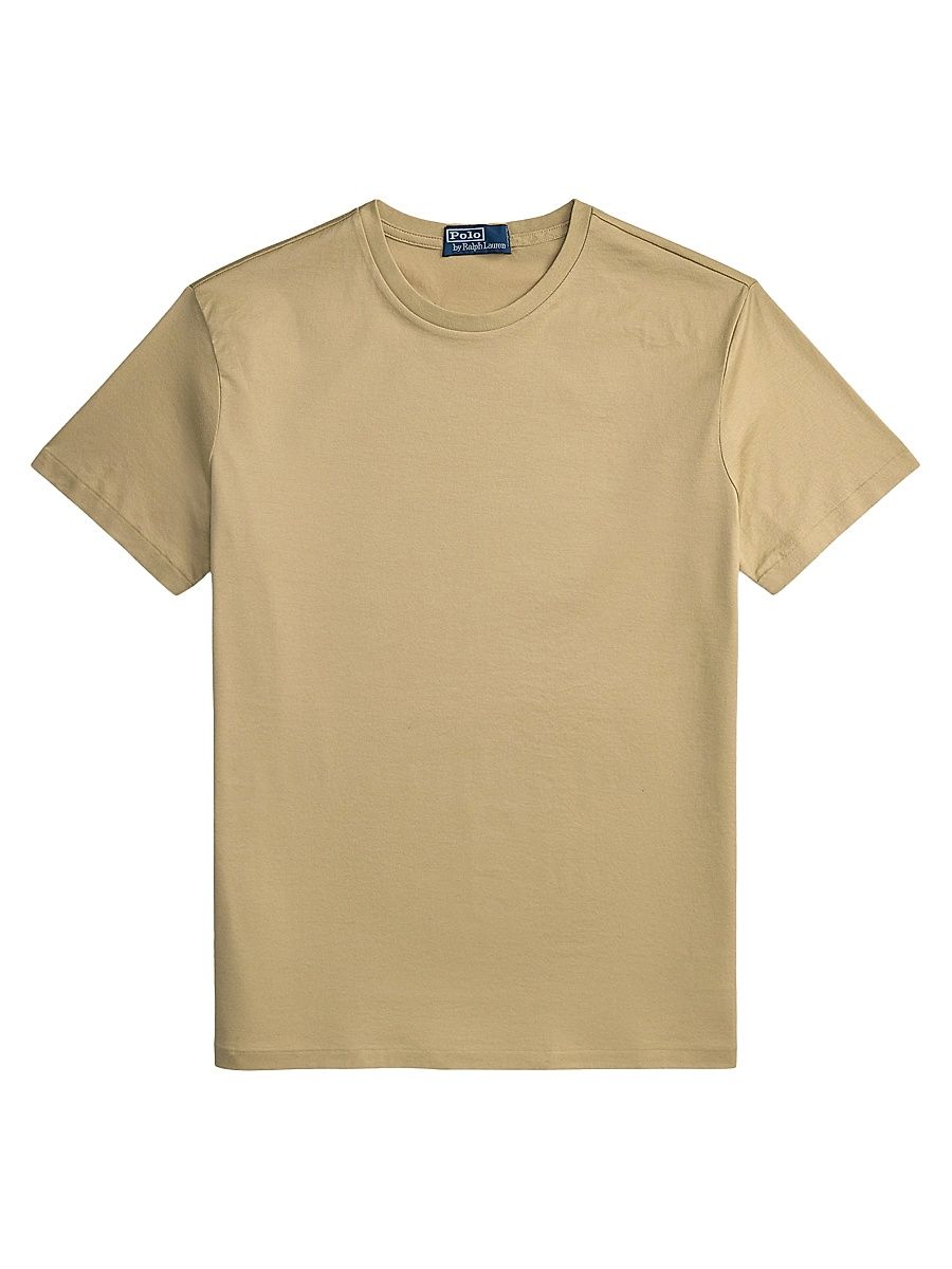 Men's Short Sleeve Lux Lisle Cotton T-Shirt - Coastal Beige - Size XXL