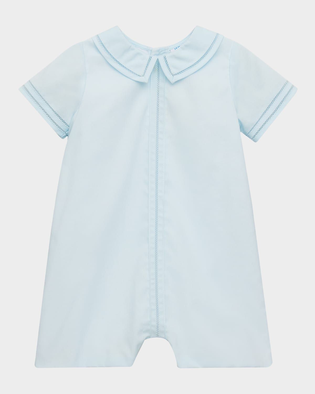 Boy & apos;s Randal Embroidered Cotton Shortall, Size Newborn-18M