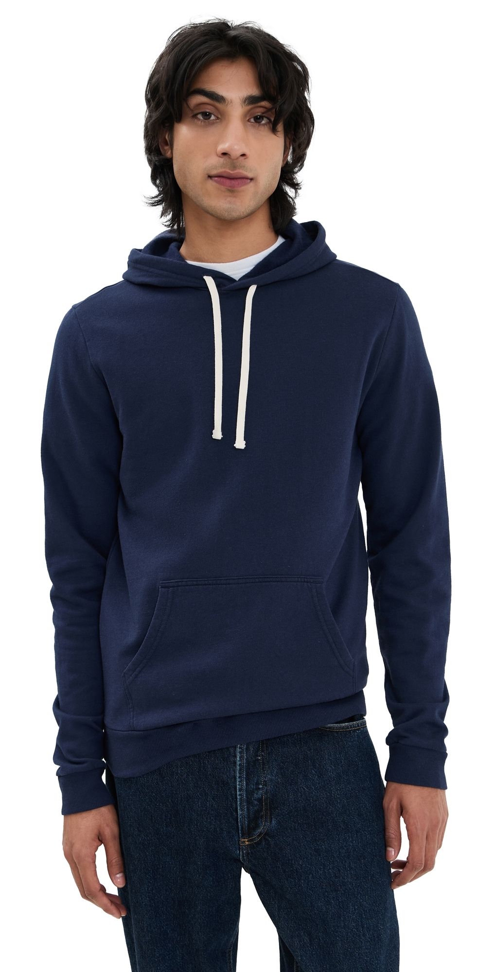 Marine Layer Sunset Pullover Hoodie True Navy M
