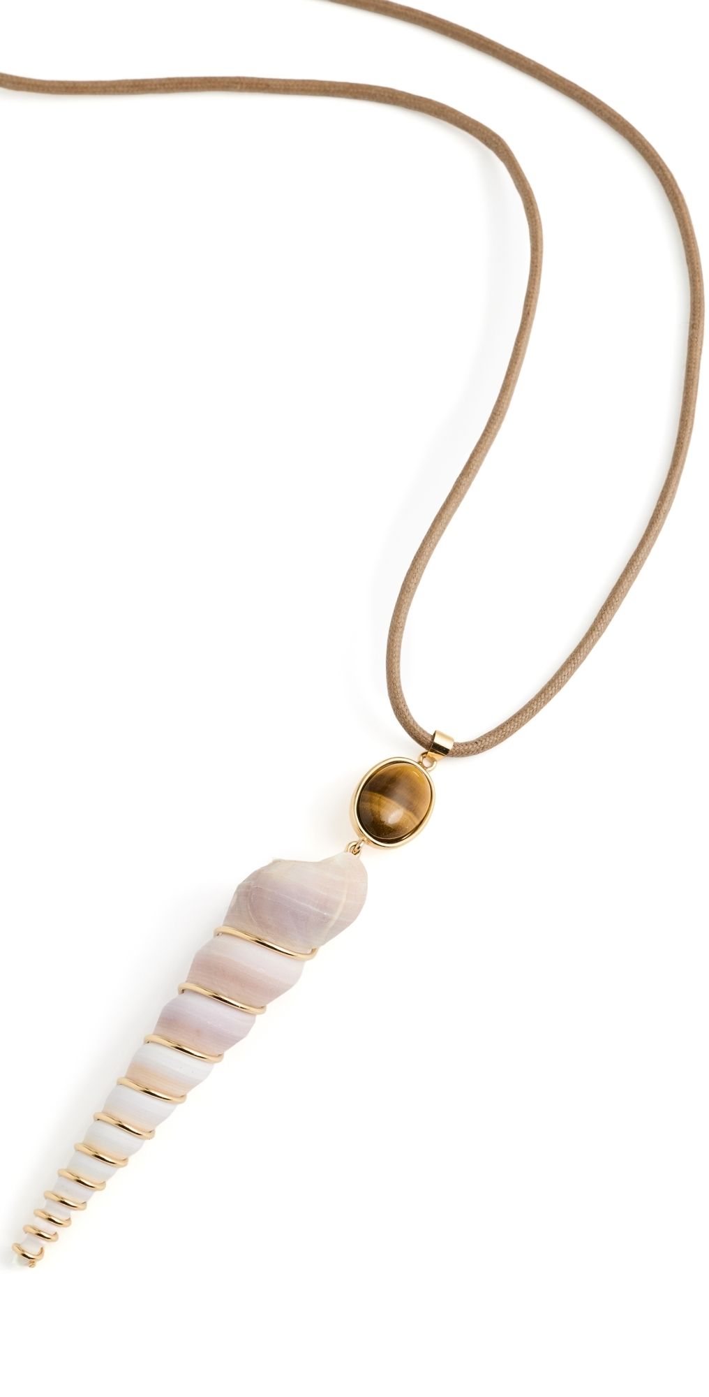 Jennifer Behr Dreya Necklace Tiger's Eye One Size