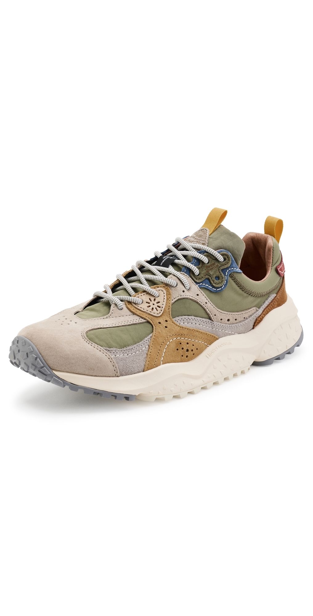 Flower Mountain Wave Sneakers Taupe Khaki 42