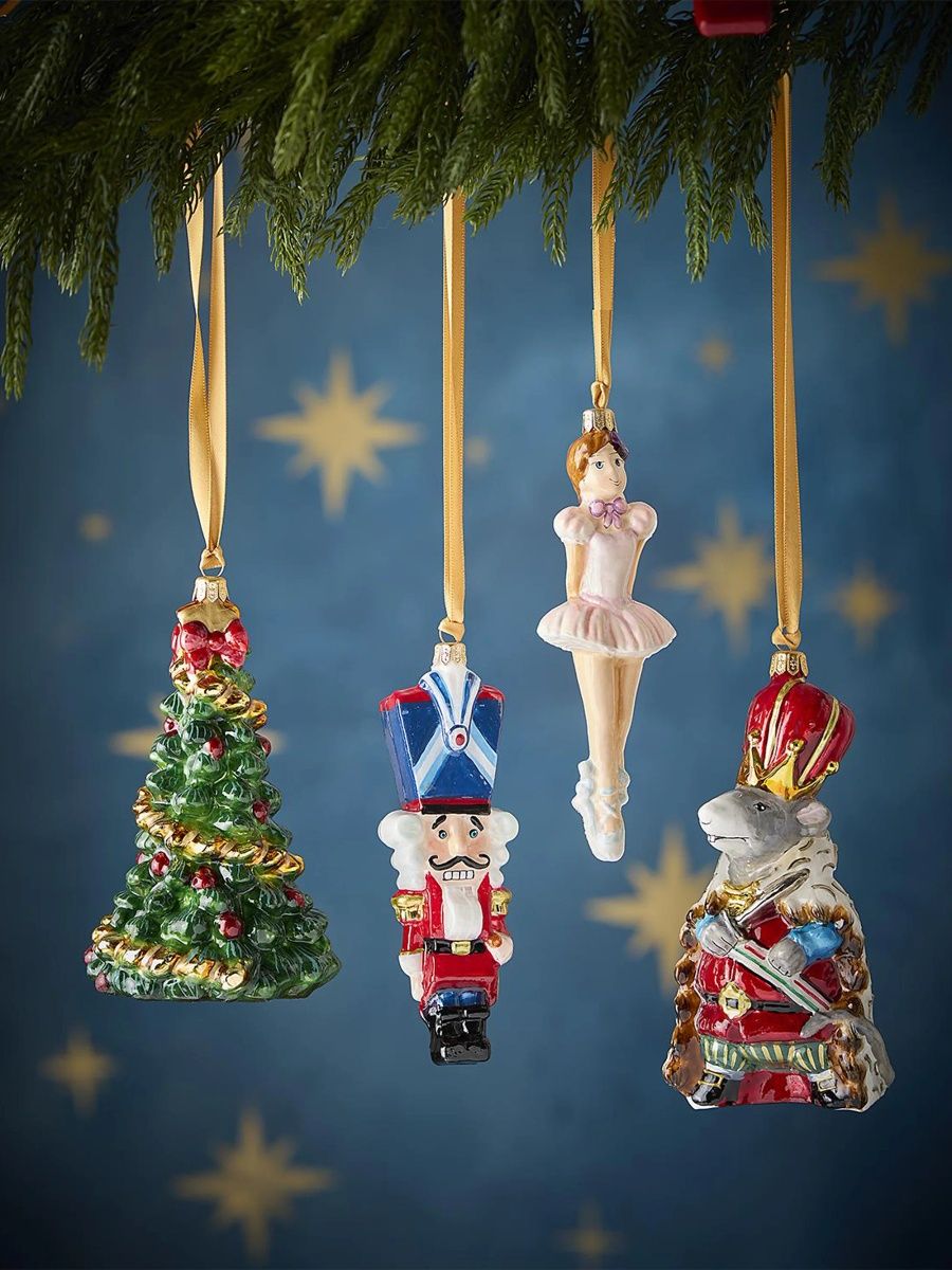 Nutcracker 4-Piece Ornament Collection