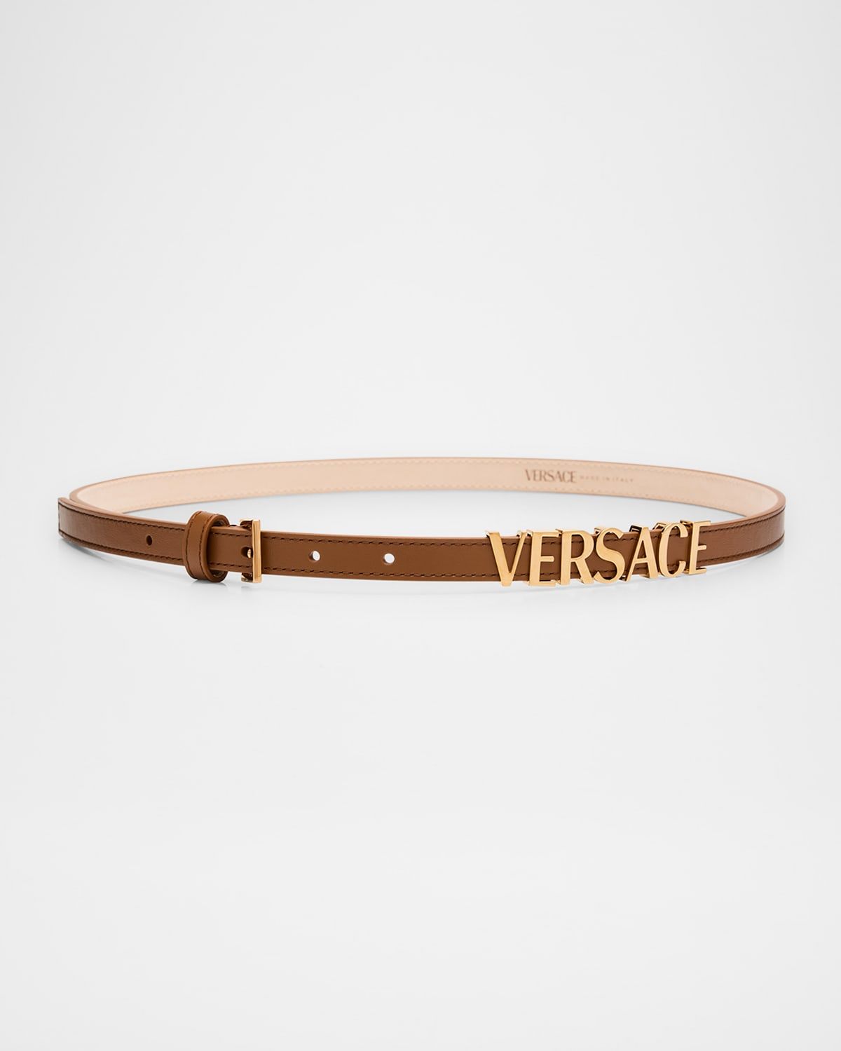 Logo Leather Belt