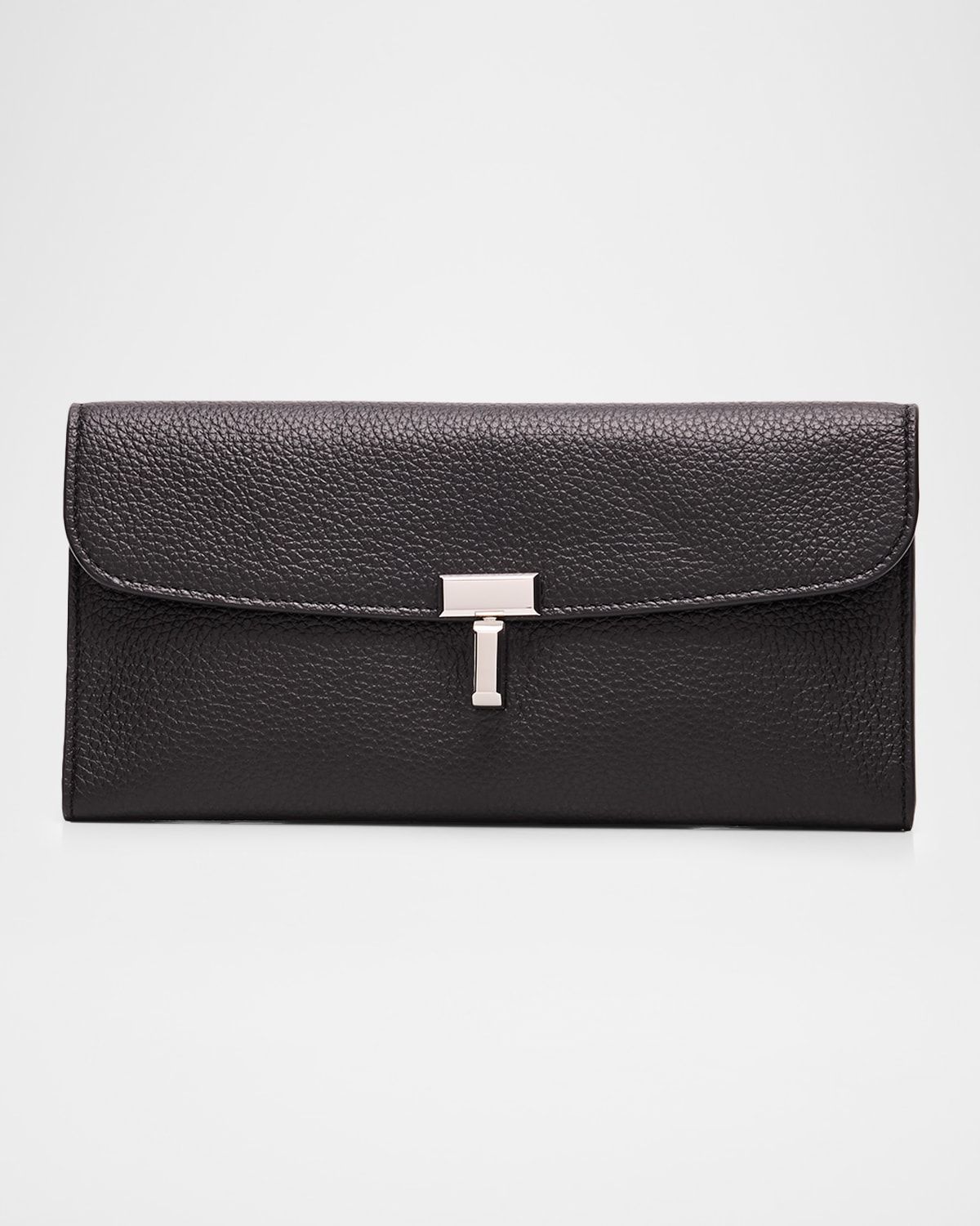 T-Lock Grain Leather Continental Wallet