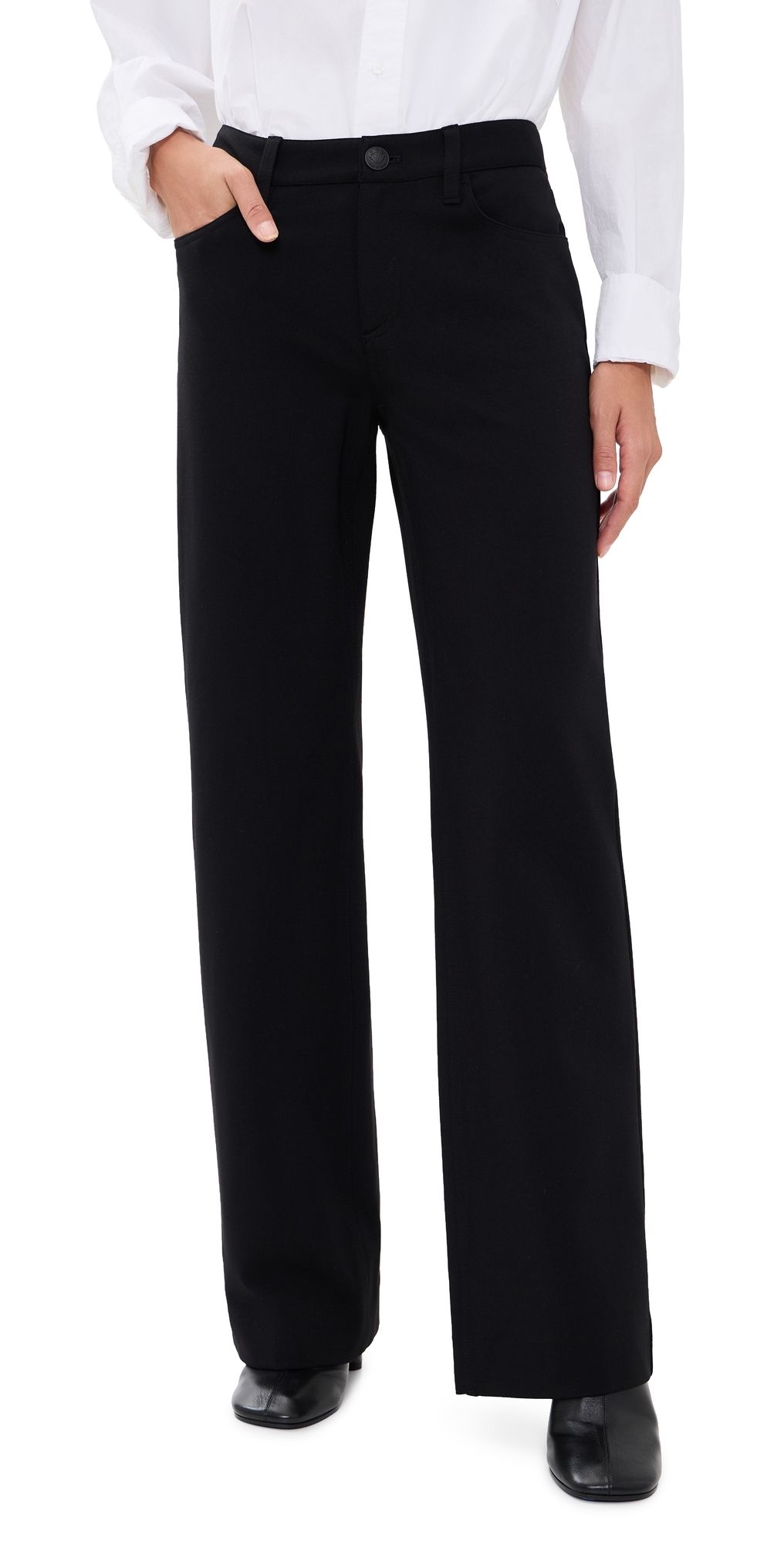 rag & bone Cam Ponte Pants Black 14